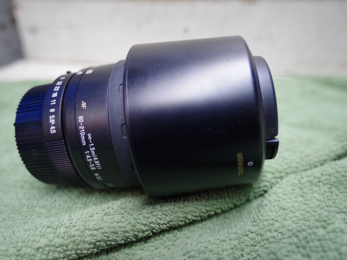 M10373 TAMRON FOR PENTAX AF レンズ 80-210mm 1:4.5(22)-5.6 φ52 MADE IN JAPAN 現状 簡易動作確認 サイズ60 0602_画像1