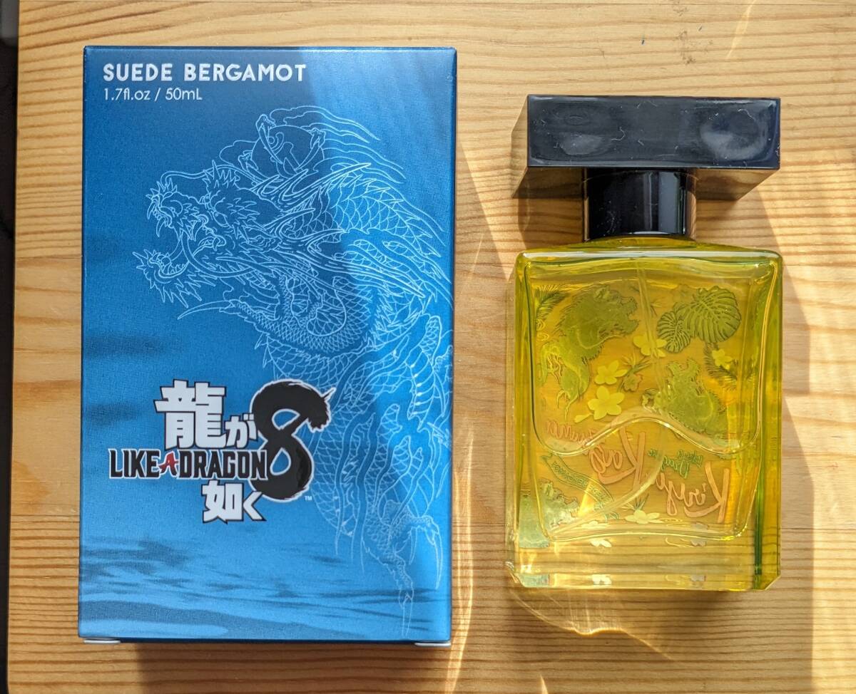 龍が如く　8 香水　LIKE　a dragon 桐生一馬　オードトワレ　スエードベルガモット　50ml sega セガ　_画像3