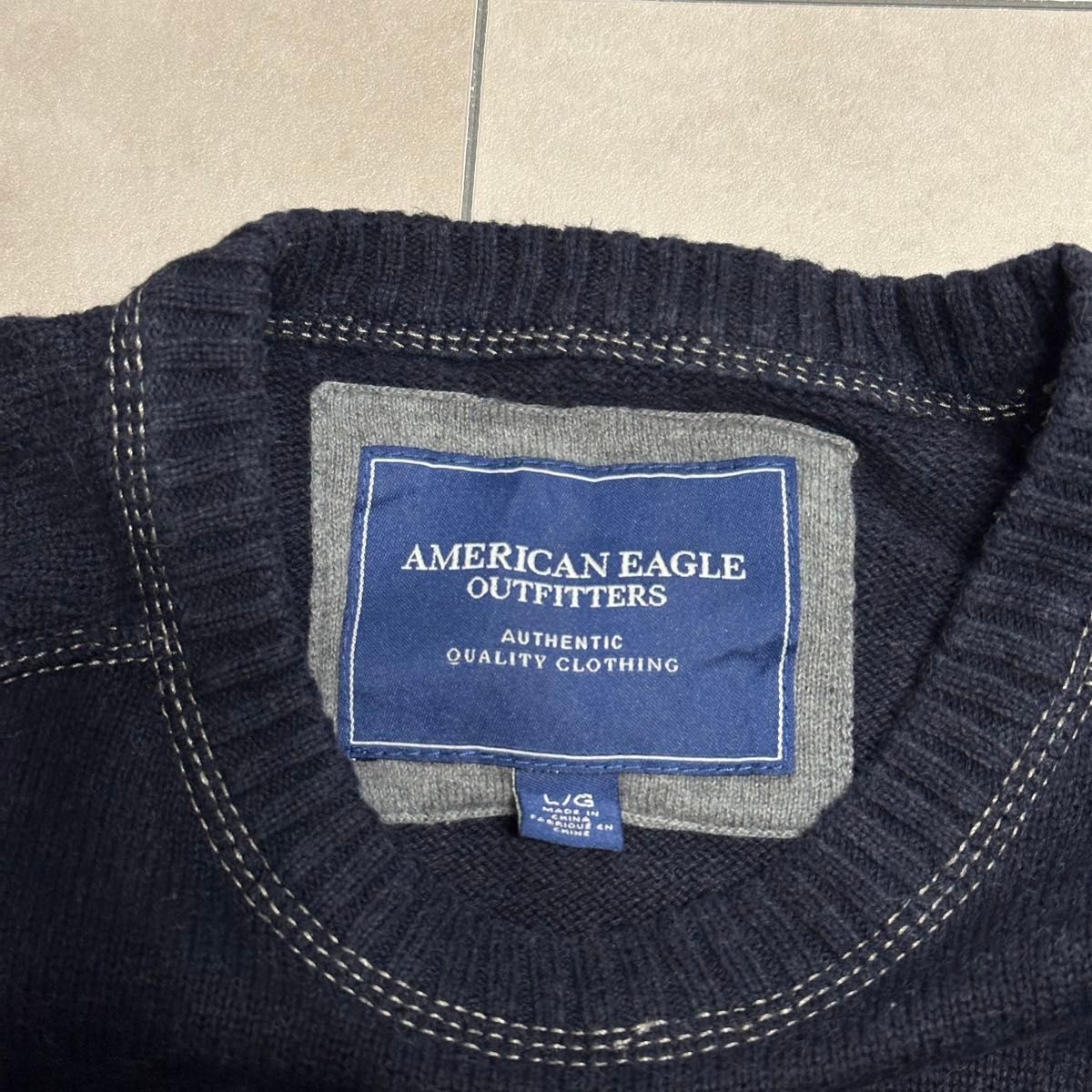 AMERICAN EAGLE スウェット ネイビー Lサイズ