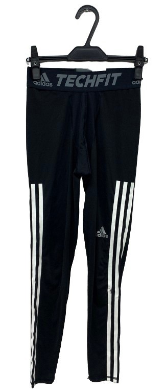 r1_6065W ★定形外 配送★ 美品 adidas アディダス CLIMALITE 吸汗速乾 ドライ維持繊維 コンプレッションタイツ 男性用/Lサイズ_画像1