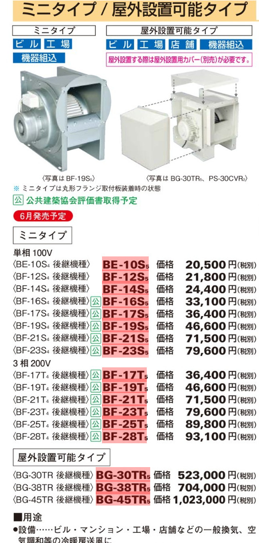 全国送料無料!! 三菱 換気扇 【BF-23T5】三相200V 産業用空調用 全国送料無料!! 三菱 換気扇 【BF-23T5】三相200V 産業用空調用