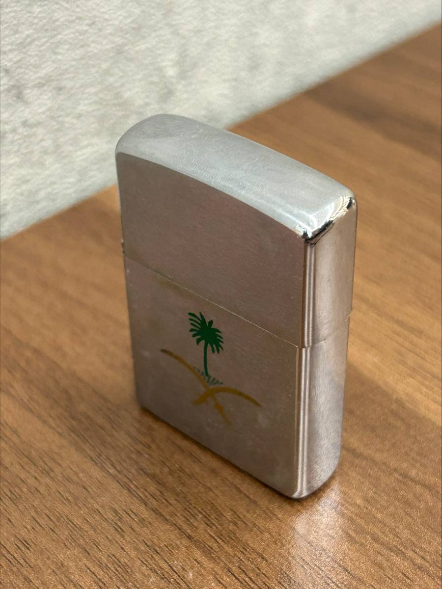 #84X　ZIPPO サウジアラビア紋章　ジッポ　オイルライター　着火未確認_画像4