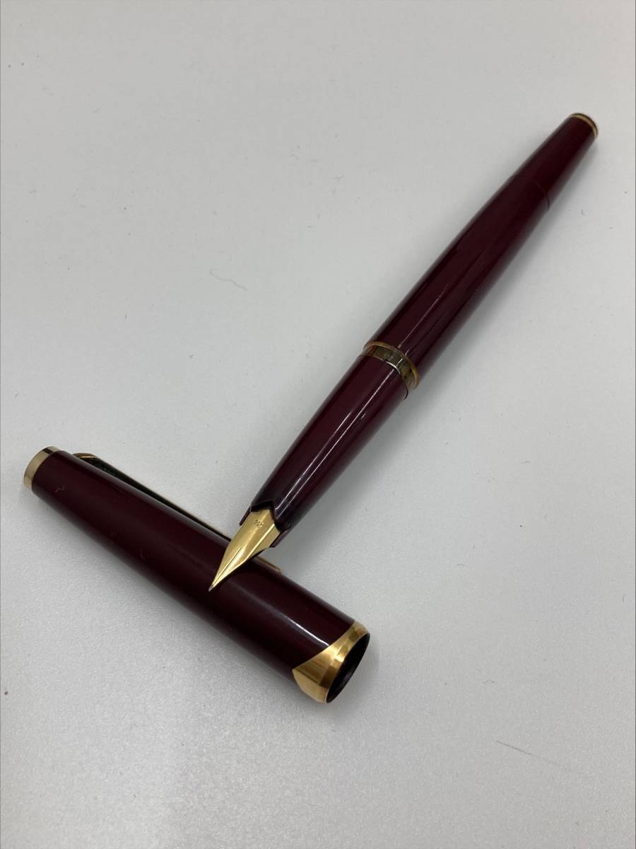 #161 Mont Blanc 万年筆 MONTBLANC ペン先750刻印 121 モンブラン 筆記未確認 _画像1