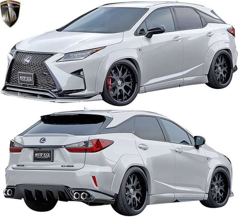 【M’s】レクサス 20 RX 前期 RX450h RX200t F-SPORT (2015.10-2019.8) AIMGAIN リヤオーバーフェンダー (50mmワイド) エイムゲイン_画像7