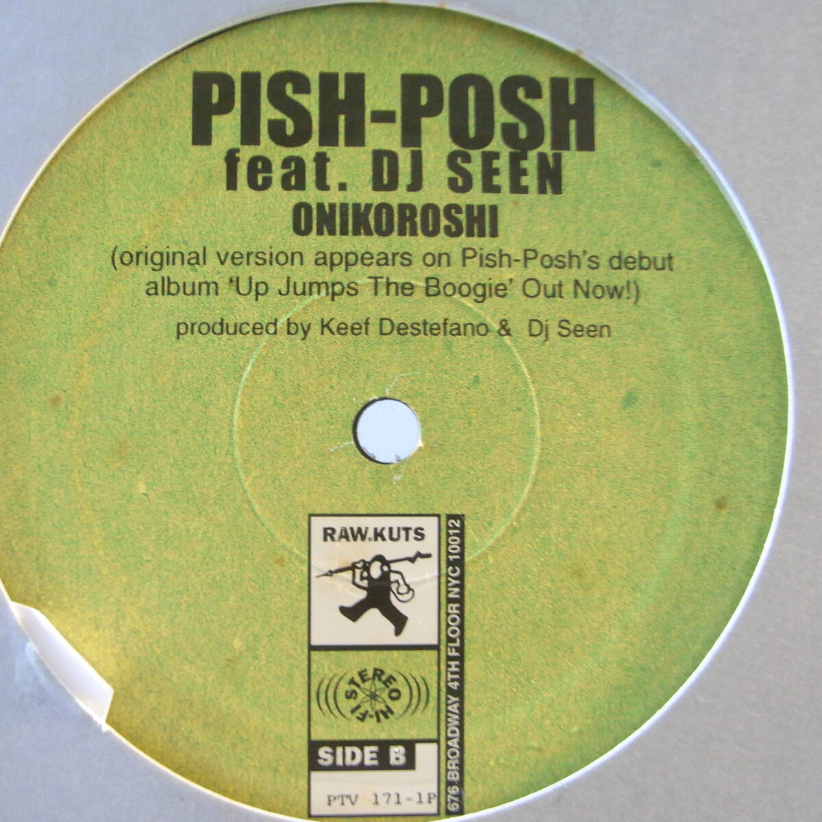 Pish-Posh Feat. DJ Seen - Da Monsta Remix / Onikoroshi_画像2
