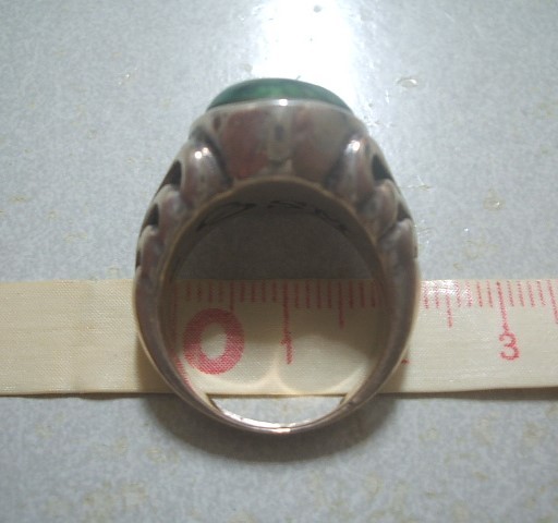 * silver ring SM stamp Indian jewelry * approximately 18 number 