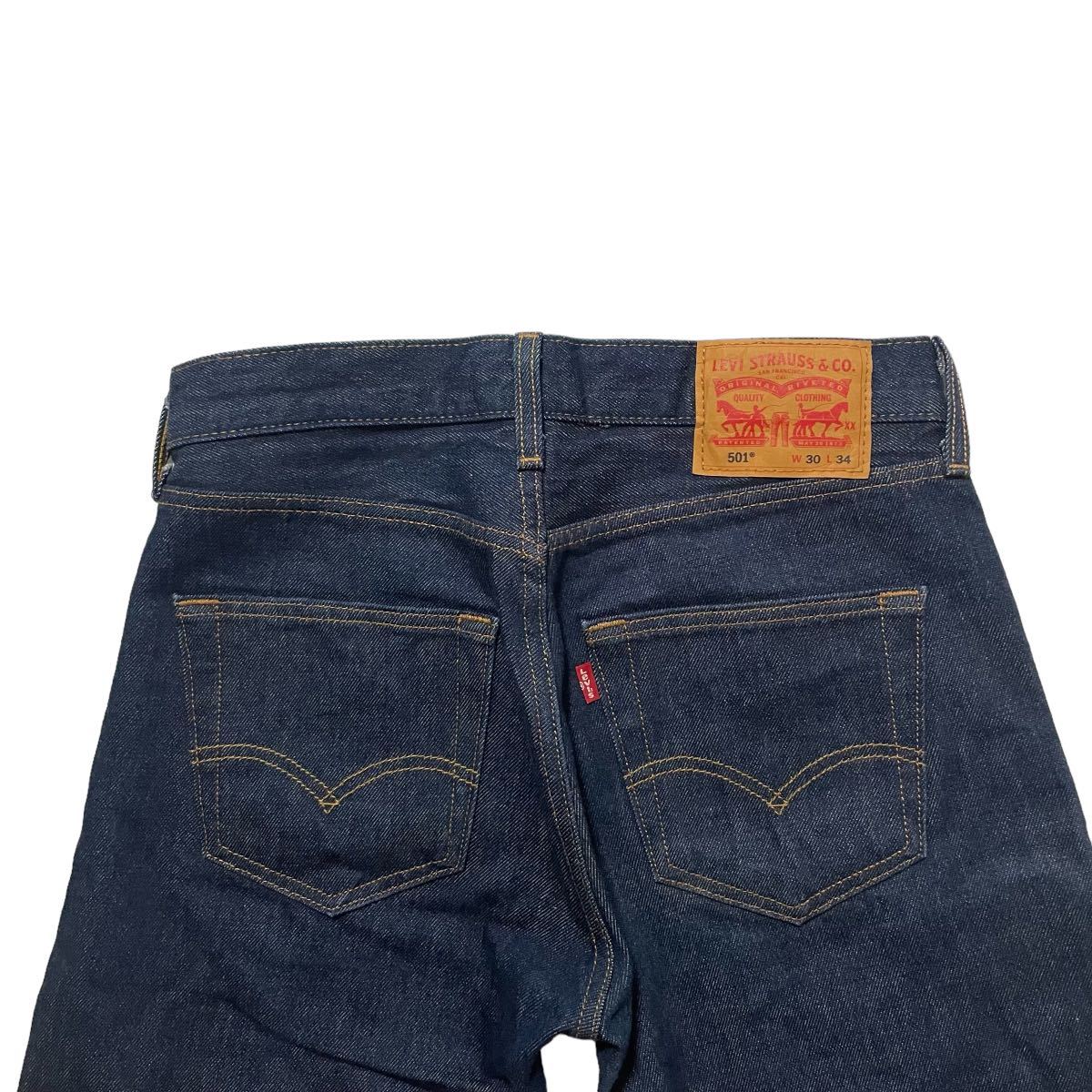 Классический прямой, темно -синий, темно -синий, 140 -летие Levi's 501 501xx W30 Straight Men's Gean Paper Patch Flight Indigo