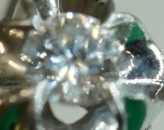 ダイヤ　0.18ct 13pt号　pt900　大網てんとう虫　L17-178-2_画像10