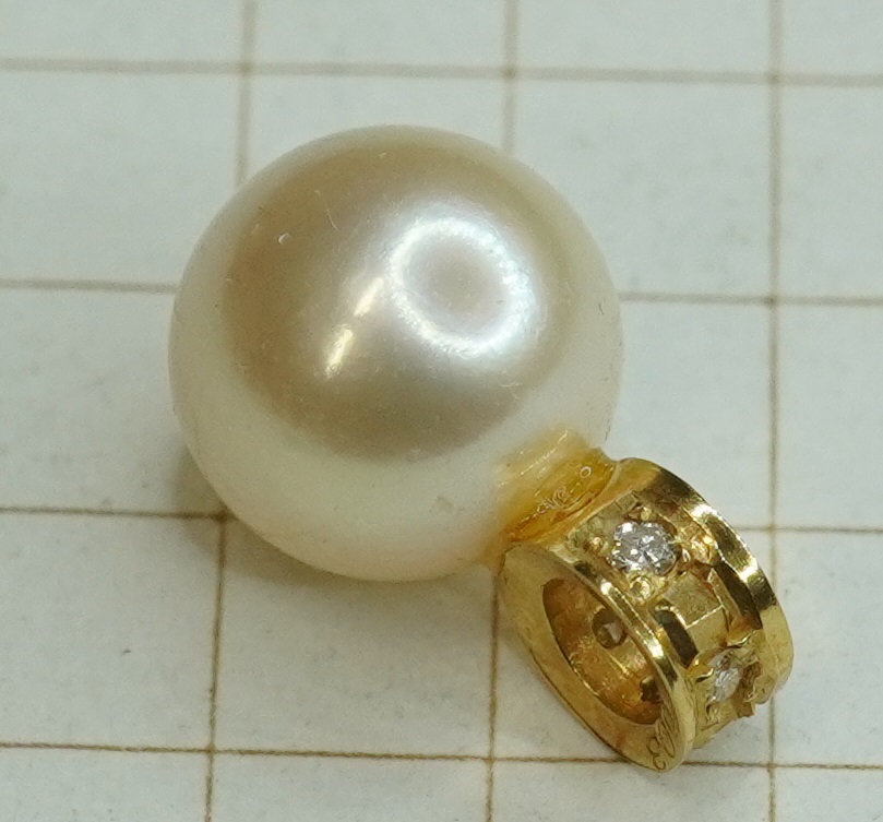 真珠ダイヤトップ　大網てんとう虫　L17-190-4_画像2