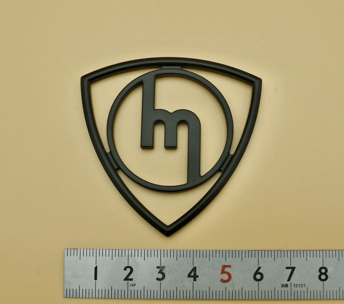  old Mazda Mazda rotary Mark original handmade emblem old car restore ( matted black )