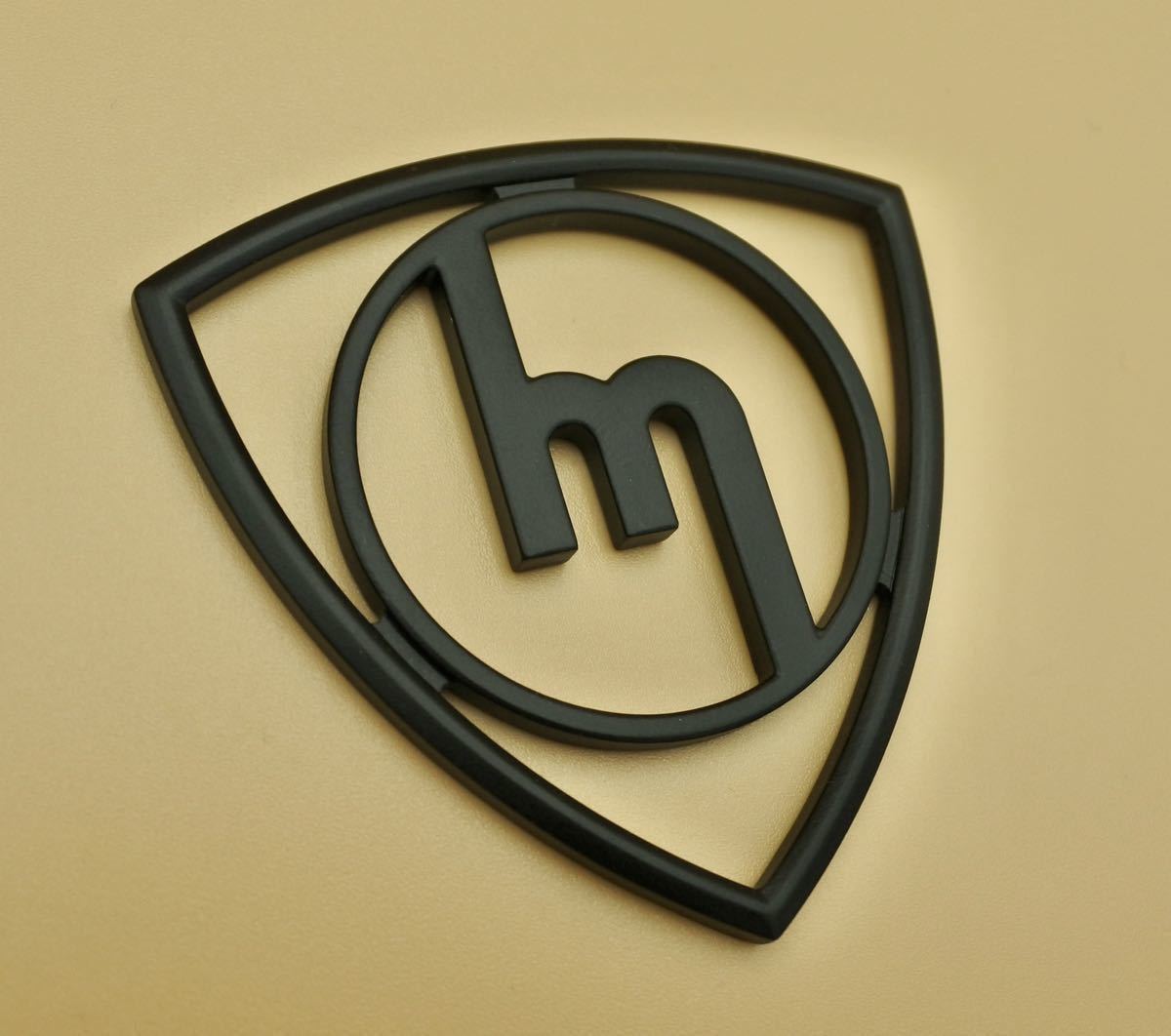  old Mazda Mazda rotary Mark original handmade emblem old car restore ( matted black )