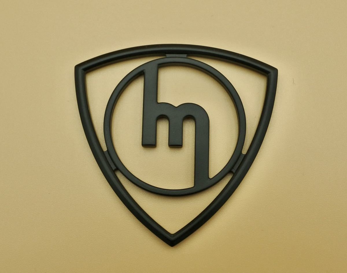  old Mazda Mazda rotary Mark original handmade emblem old car restore ( matted black )
