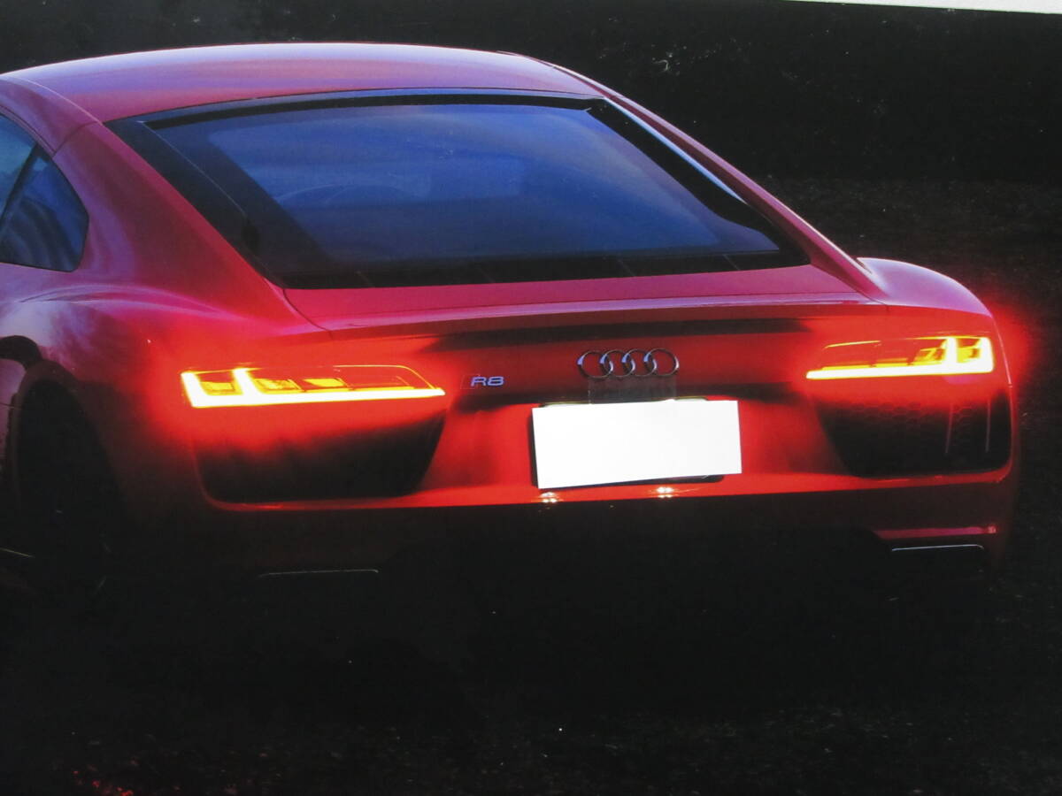 [ prompt decision price ]Audi Audi R8 large photograph panel ( size 60×90cm) sport car foreign automobile 