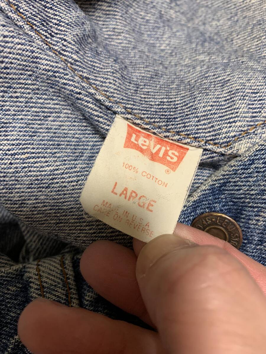 USA製 Levi's リーバイス 70507-4890 ビッグシルエット デニムジャケット_画像6