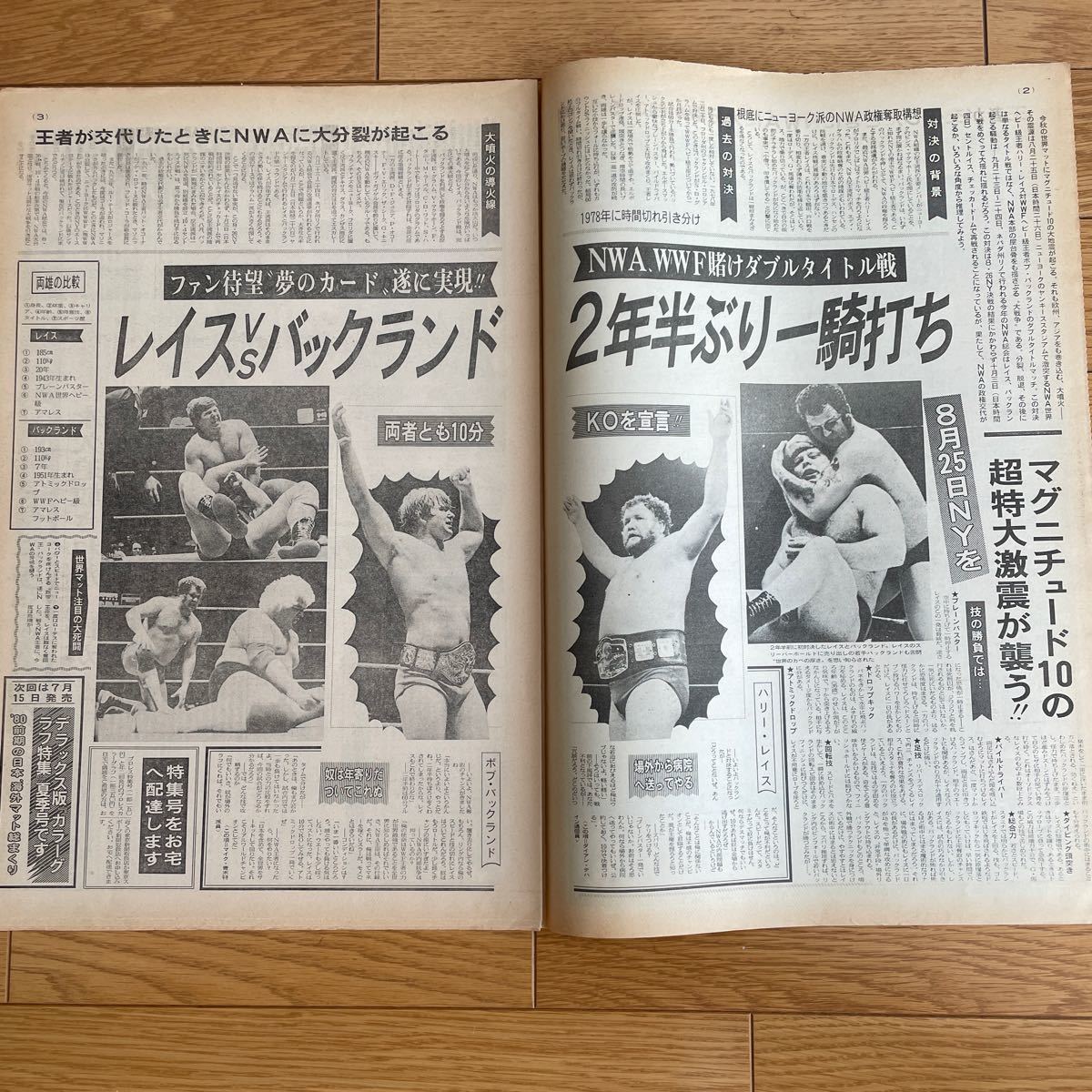 東京スポーツ　昭和55年7月20日 号外_画像2