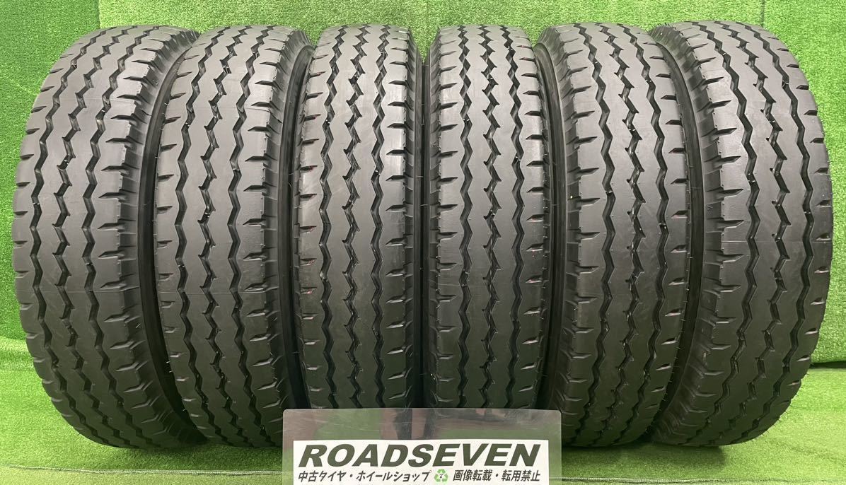 ★225/80R17.5 123/122L 6本 2022年製 BRIDGESTONE G588 V-STEEL RIBLUG リブラグ ブリヂストン 夏 イボ有 ★送料無料/一部地域を除く C