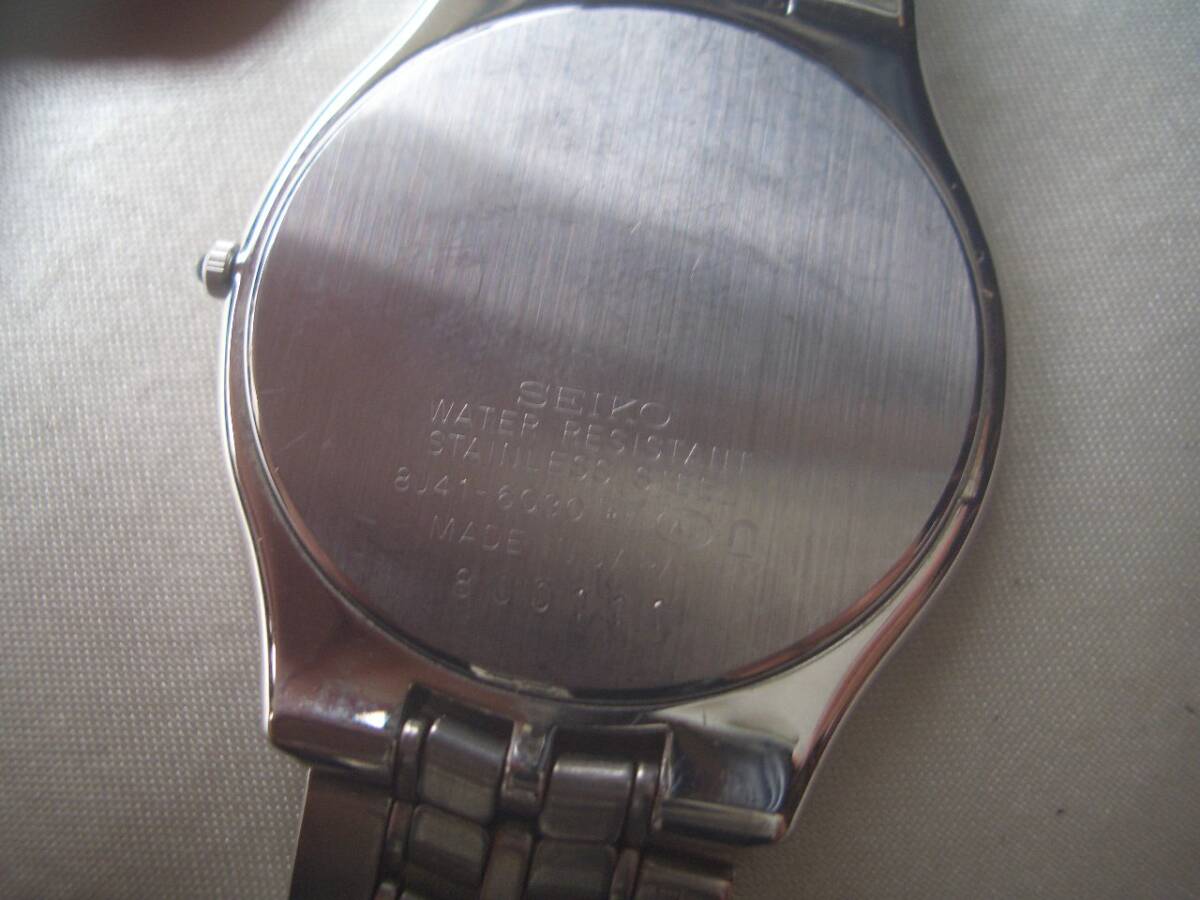 SEIKO セイコー 腕時計 クォーツ ドルチェ 8j41-6030_画像7