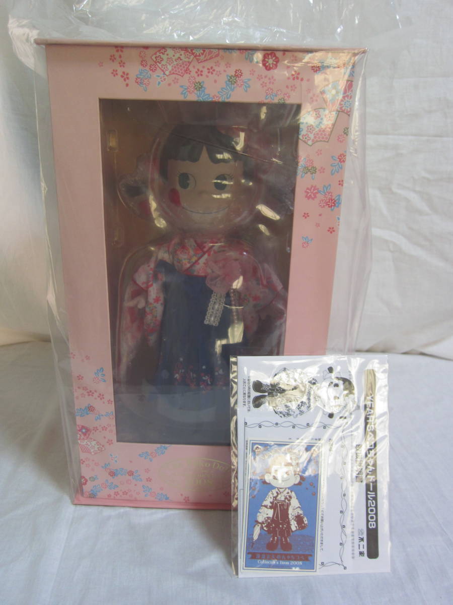 ** 不二家 ** YEAR'S 2008年版 ぺコちゃん人形 ビスクドール 未開封品。の画像4