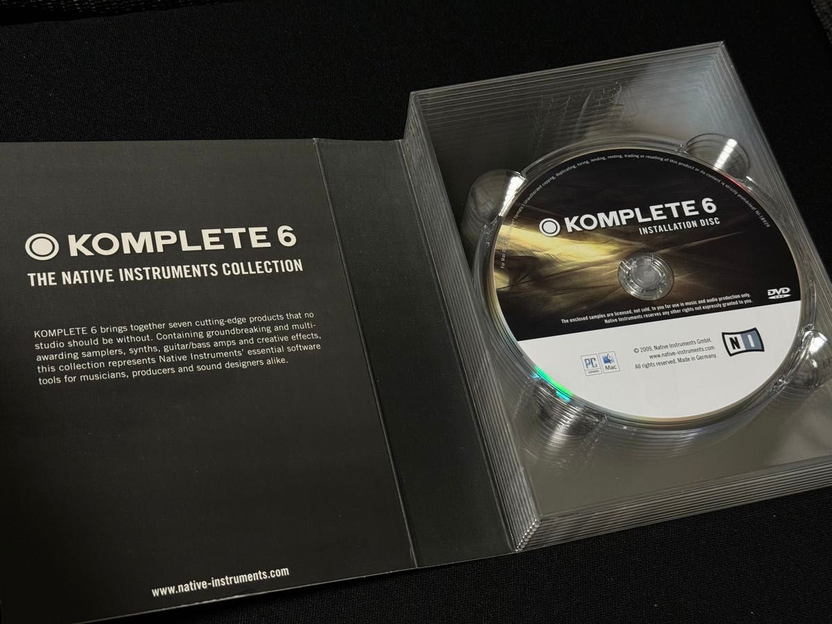 Native Instruments KOMPLETE6 インストールディスク