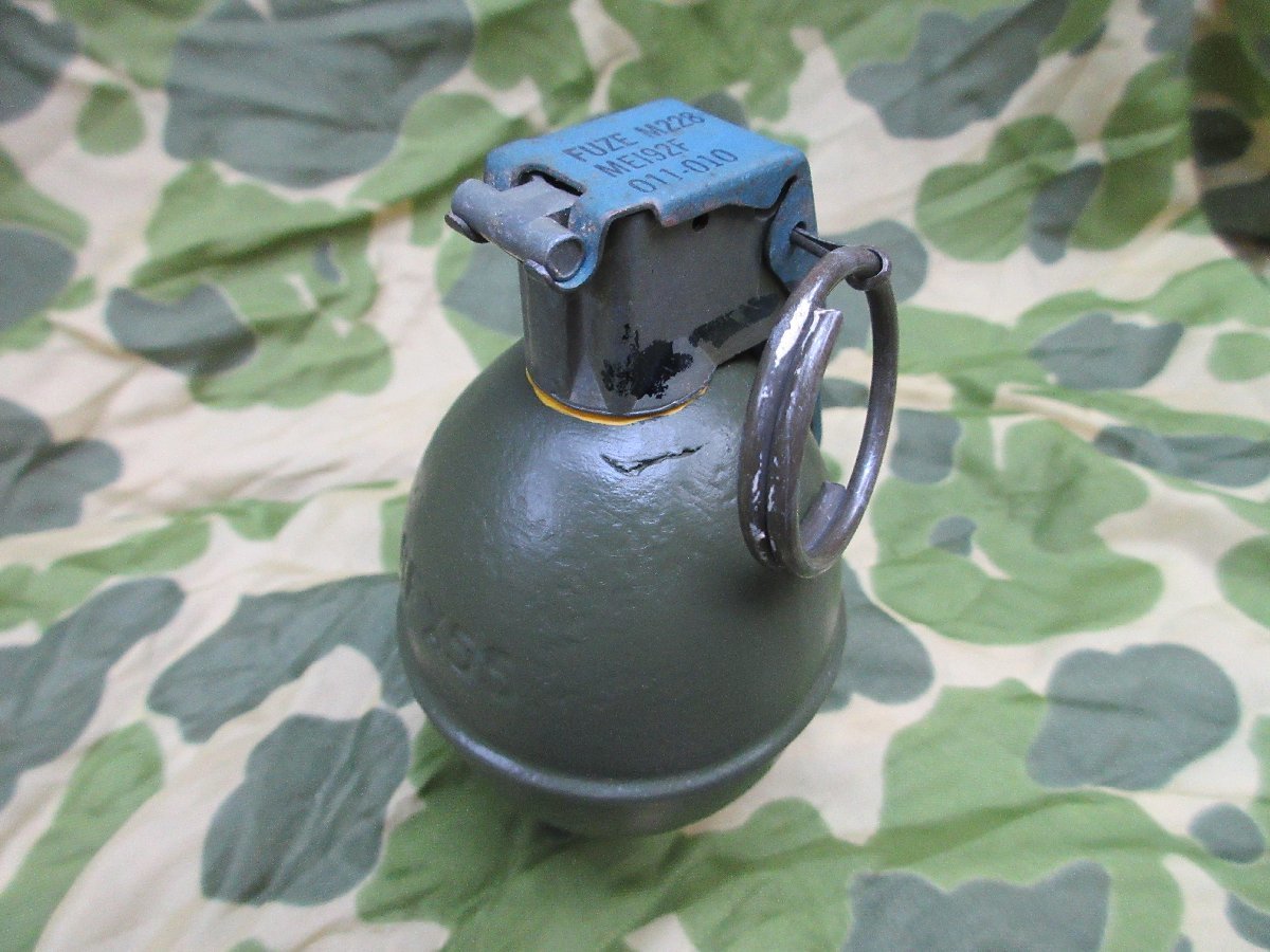 F130★米軍ハンドグレネード　安全ピン/MkⅡパイナップル手榴弾・M67破片手榴弾等のカスタマイズに手榴弾安全ピン/世田谷ベース_手榴弾は出品物には含まれません。