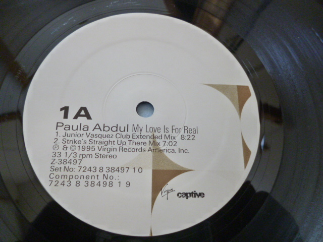 Paula Abdul / My Love Is For Real 2枚組 試聴可　オリジナル盤 スムースメロウ R&B_画像3