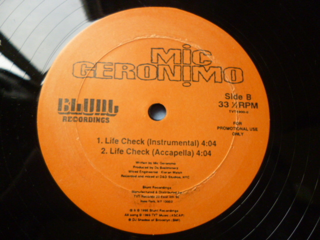 Mic Geronimo / Life Check 試聴可 激渋DOPE HIPHOP CLASSIC 名曲 12 Da Beatminerzプロデュース_画像2