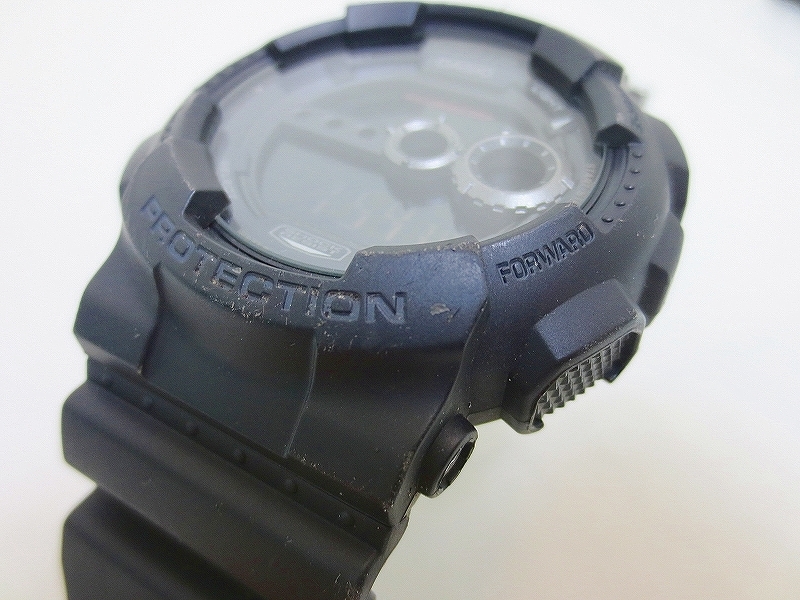 IW-7302R CASIO 腕時計 GD-100 G-SHOCK 電池交換済 動作保証付の画像10