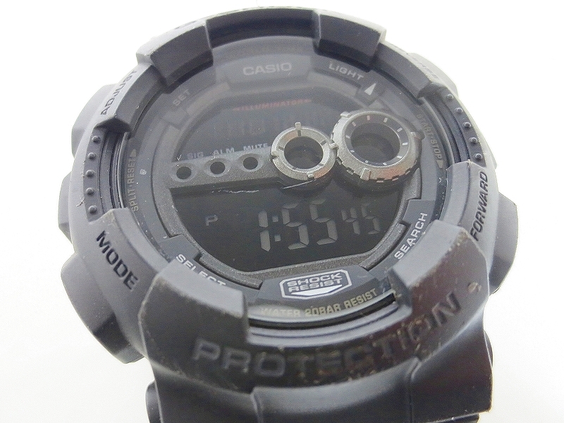 IW-7302R CASIO 腕時計 GD-100 G-SHOCK 電池交換済 動作保証付の画像8