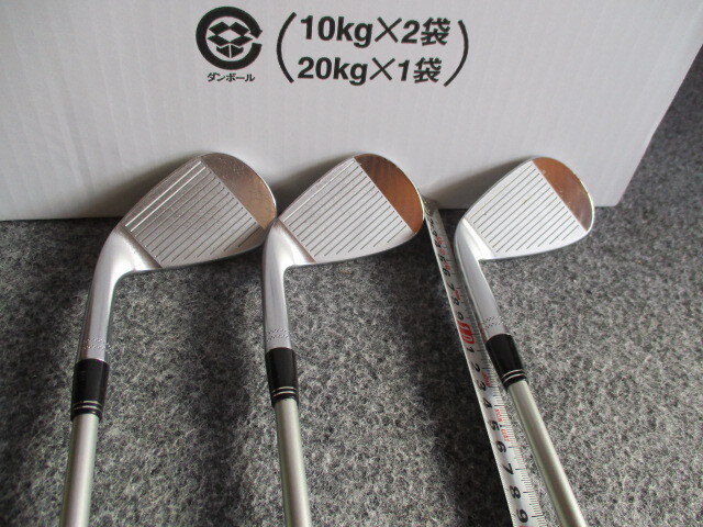 訳有★3本★クリーブランド ウェッジ 50 54 58松山英樹モデル 588 RTX 2.0 PRECISION FORGED_右から50・54・58