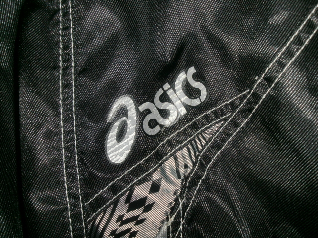 ★`90s日本製 asics グランドコート M `97製アシックス XGW523 グラコン 中綿ベースボールジャケット ブラックの画像8