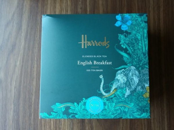 ハロッズ Harrods ★ 紅茶 No.14 イングリッシュブレックファスト English Breakfast 250g ティーバッグ ★ 即決_画像1