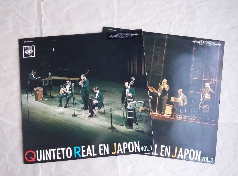 USMUS ★ 中古 LPレコード 日本のキンテート・レアル 1 & 2 Quinteto Real En Japon PSS-93-C PSS-94-C SETREO 美品 タンゴ_画像1