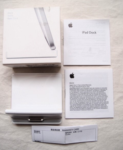 apple 純正 iPad Dock MC360ZM/A / アップル iPad ドック_画像1