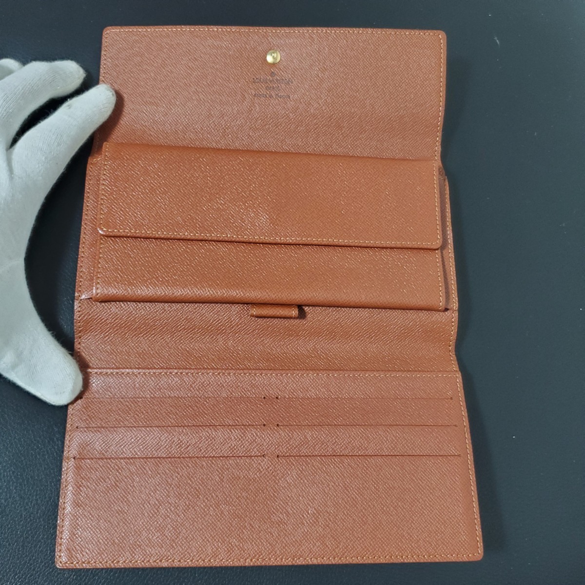 1円～LOUIS VUITTON ルイヴィトン M61217ポルトフォイユ インターナショナル 長財布 833_画像6