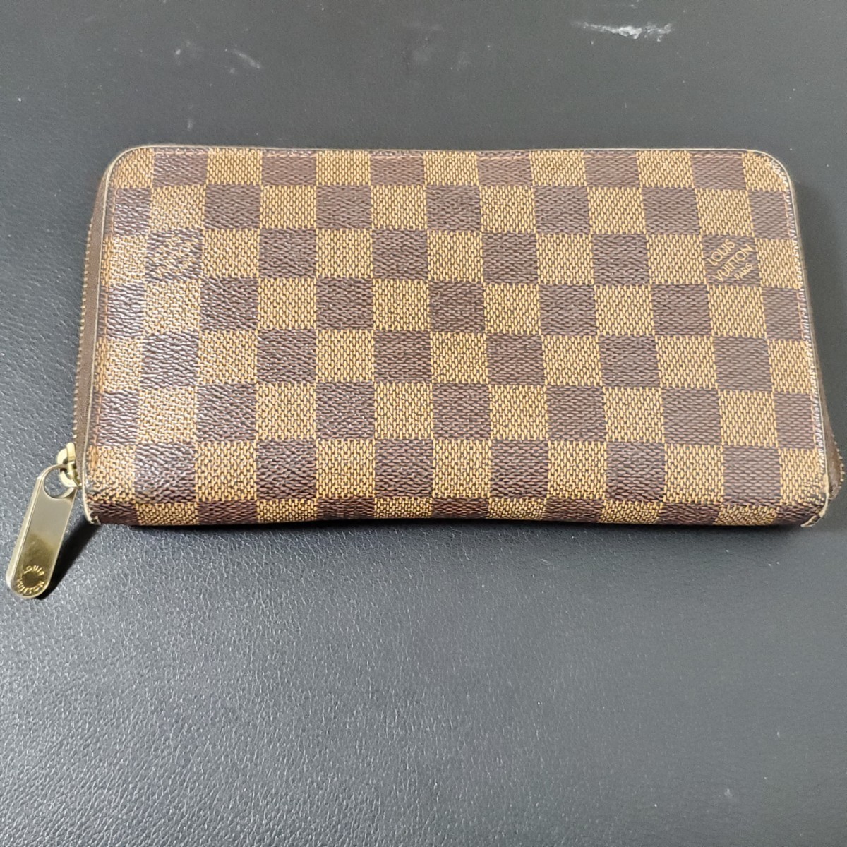 1円～LOUIS VUITTON ルイヴィトン N60003 ダミエ ジッピー オーガナイザー ラウンドファスナー 長財布 835_画像1