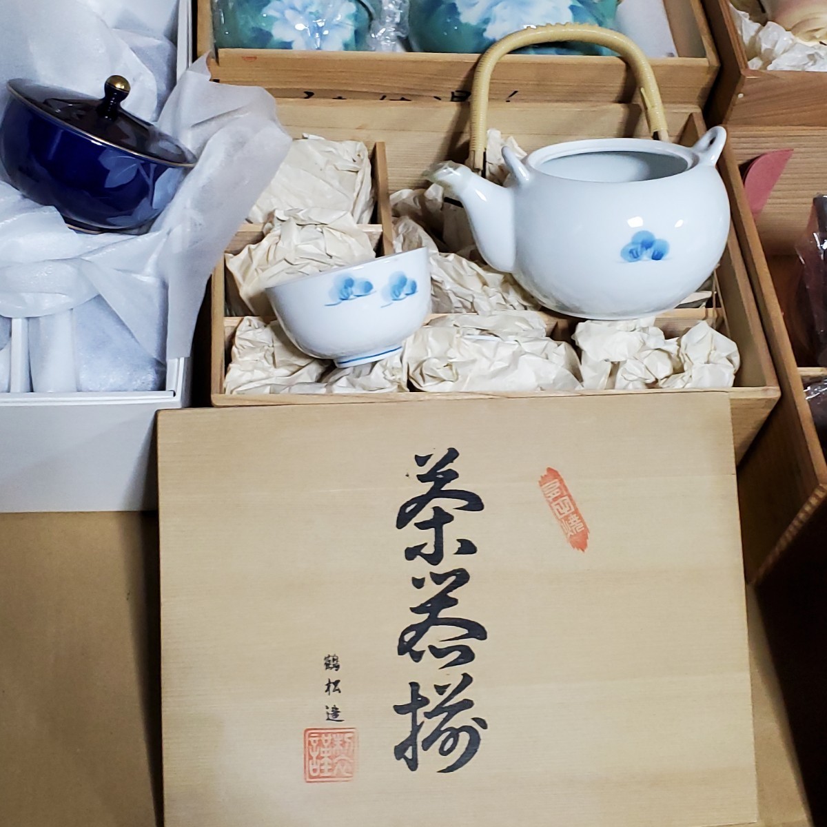 1円～茶器揃い 和食器 清水焼 美術有田焼など セットまとめ売り 858_画像7