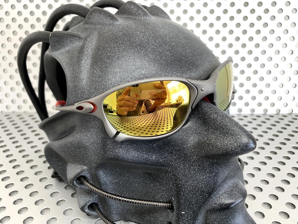 LINEGEAR　オークリー　X-METAL XX用　偏光レンズ　UV420　24Kゴールド　Oakley_画像8