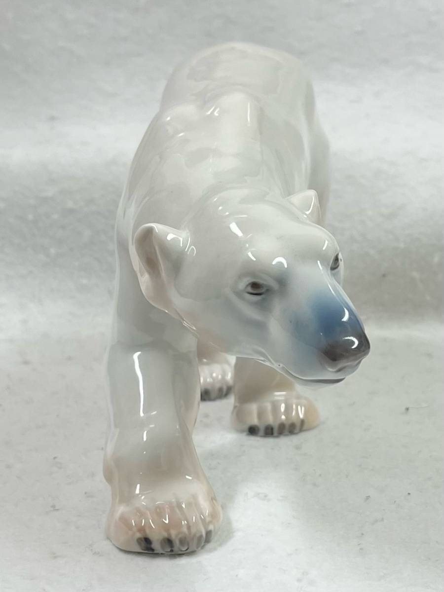 33043【シロクマ】B&G/ビングオーグレンダール　白熊　フィギュリン　陶器人形　置物　オブジェ　大型　約31cm_画像5