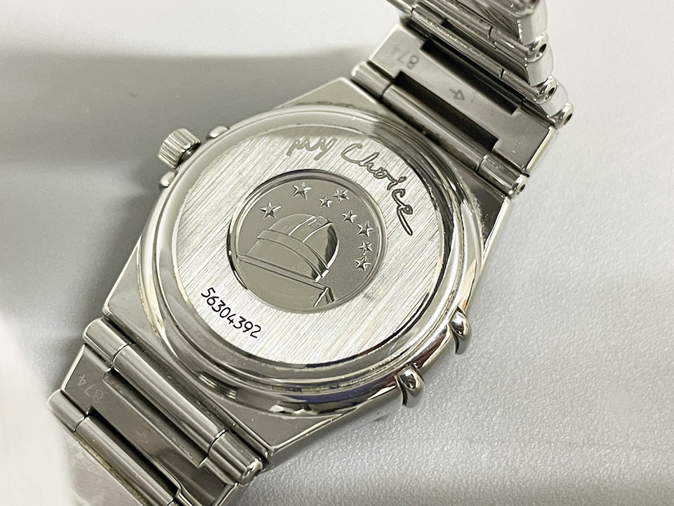 OMEGA オメガ コンステレーション SM マイチョイス 1571.61 SS ピンク クォーツ 修理前提品 レディース 腕時計_画像2