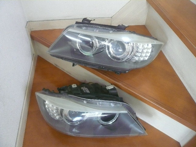 ＼(^o^)　BMW　E90　E91　LCI　3シリーズ　純正後期ライト左右　LED加工有り　バラスト付き　I52311019_画像1