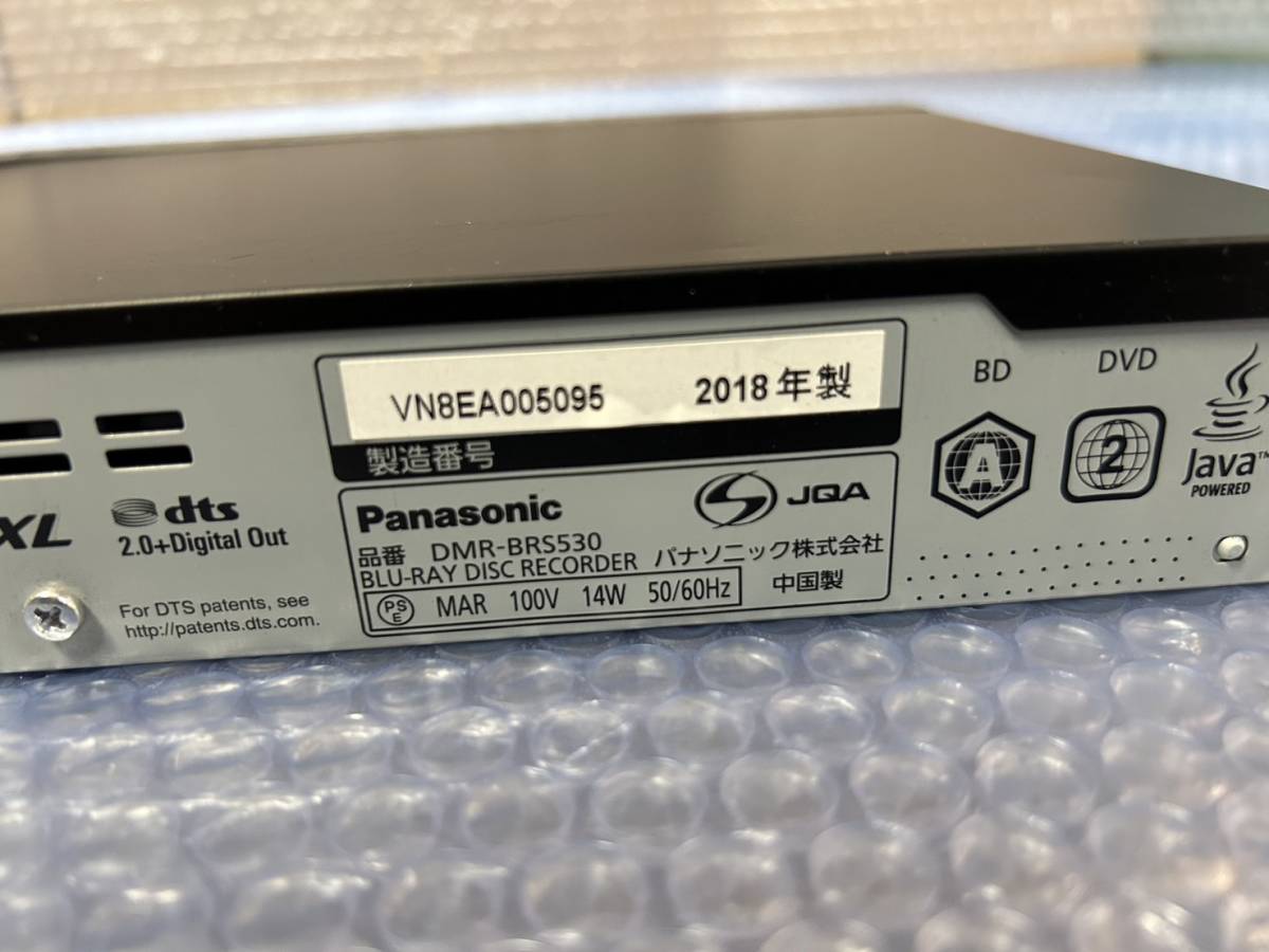 A6 Panasonic パナソニック DMR-BRS530 HDD/BDレコーダー _画像9