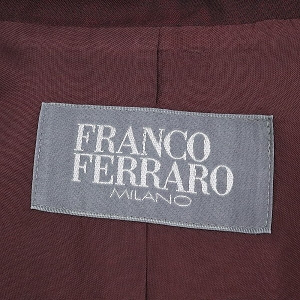 ◆FRANCO FERRARO フランコフェラーロ 変光 3釦 ジャケット＆フレア スカート スーツ セットアップ 2_画像5
