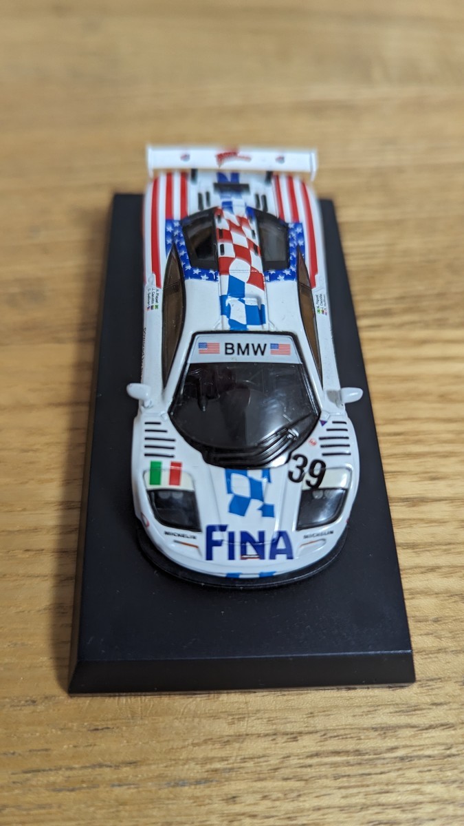 美品 京商 1/64 BMW マクラーレンF1 GTR No.39 Team BMW モータースポーツ LM 1996_画像3