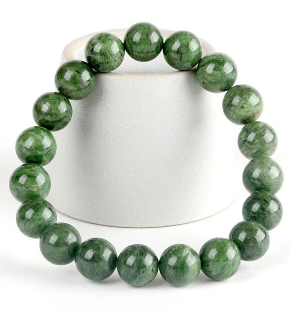  Chrome large OP side Chrome Diopside. shining stone . float .. bracele Bracelet Power Stone sphere size 10mm natural stone 