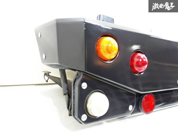 キレイ！＊ DAMD ダムド little D JB64 ジムニー リア バンパー レトロバンパー エアロ マットブラック 黒 メーカー 取扱説明書 ステー付_画像2