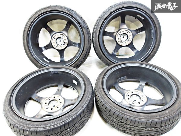 バリ山！キレイ！●5ZIGEN 5次元 ProRacer プロレーサー 16インチ 5.5J +45 PCD100 4穴 4H 4本 スイフト アクア スターレット ロードスター_画像7