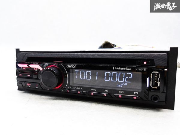  operation OK Suzuki original Clarion Clarion CD player tuner AUX USB audio deck 1DIN GCZ215