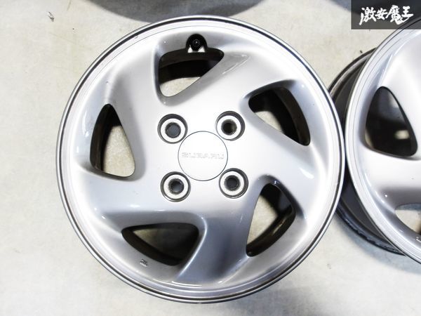 ● 即納 スバル純正 ENKEI製 プレオ 13インチ 4J +45 PCD 100 4穴 ノーマル ホイール 4本 ヴィヴィオ R1 R2 サンバー 等 純正戻しの画像4