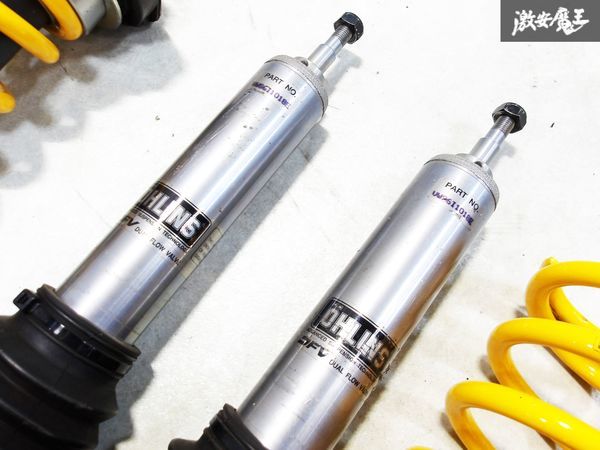 極上美品！ 抜け・固着なし！ OHLINS オーリンズ DFV 1K 13C SCIROCCO シロッコ 2WD ネジ式 車高調 サスペンション 減衰調整 1台分の画像6