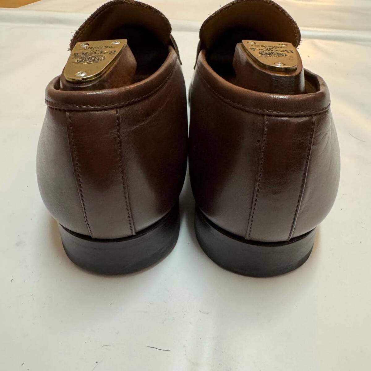 26cm REGAL リーガル コインローファー レザーシューズ 革靴 ビジネスシューズ メンズ ブラウン レザーソール 日本製 男性用 629 茶靴_画像7